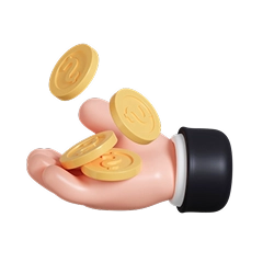 coin hand